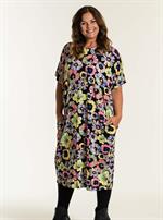 Gozzip - Pil Oversize Kjole, Multi Print 